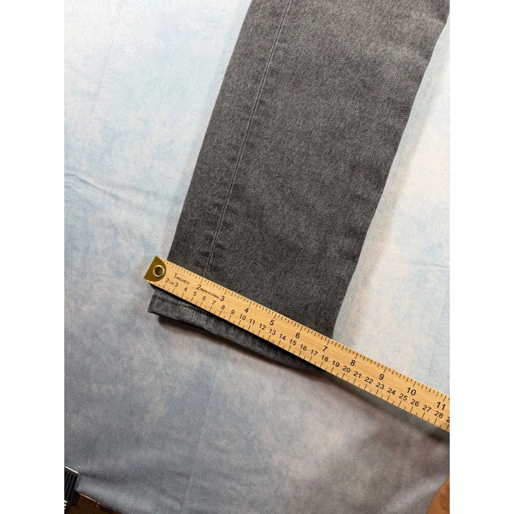 Levi's 511 Slim Fit Jeans Mens 33x32 Grey Excellent Zip Fly Stretch Denim
